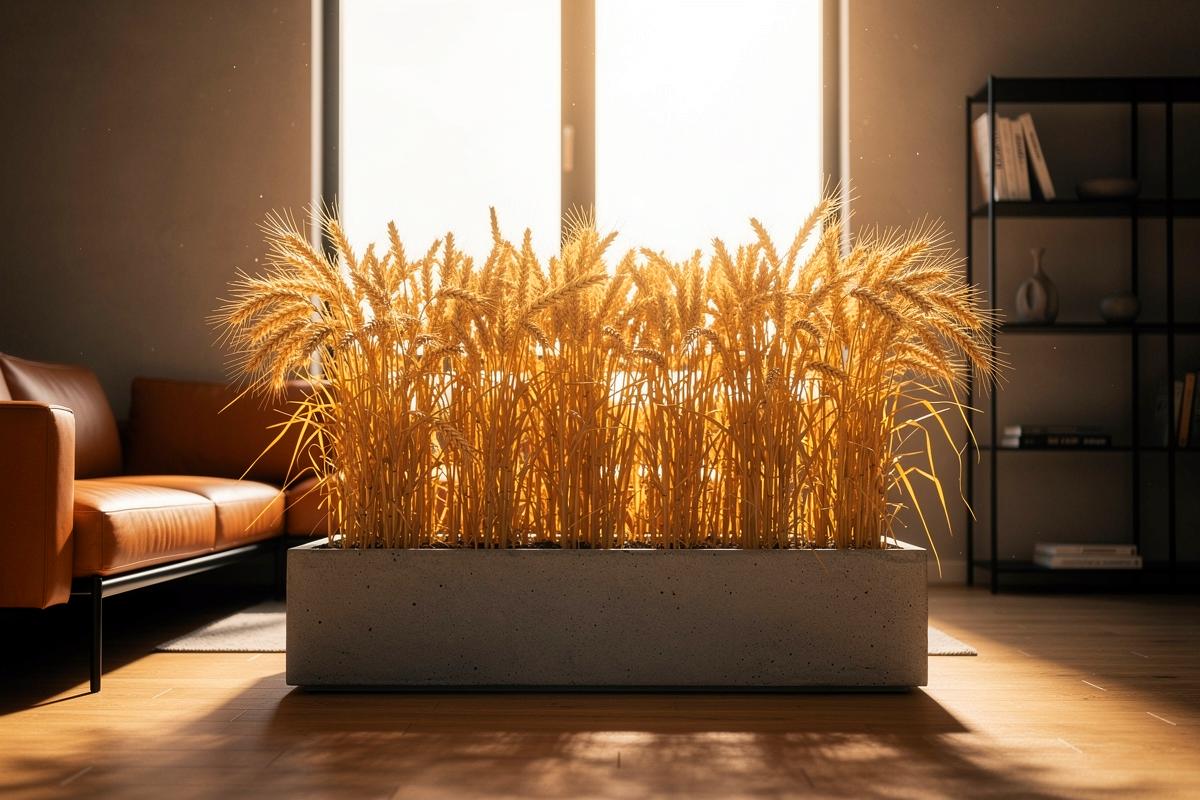 Im Wohnzimmer wächst plötzlich Weizen – das neue Wohnzimmer-Trendphänomen, Innenarchitekten enthüllen